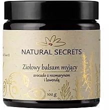 Cremiger Kräuter-Make-up-Entferner-Balsam - Natural Secrets Herbal Cleansing Balm — Bild N1
