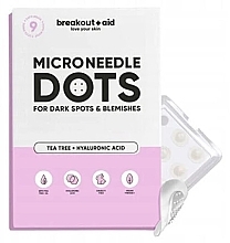 Breakout + Aid Microneedle Dots For Dark Spots And Blemishes - Mikronadel- Dots gegen Mitesser und Unreinheiten  — Bild N1