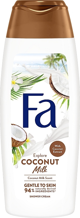 Pflegende und erfrischende Duschcreme mit Kokosmilch - Fa Coconut Milk