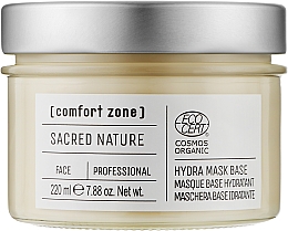 Düfte, Parfümerie und Kosmetik Feuchtigkeitsspendende Gesichtsmaske - Comfort Zone Sacred Nature Hydra Mask Base
