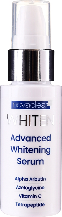 Aufhellendes Gesichtsserum mit Azeloglycin und Vitamin C - Novaclear Whiten Whitening Serum — Bild N3