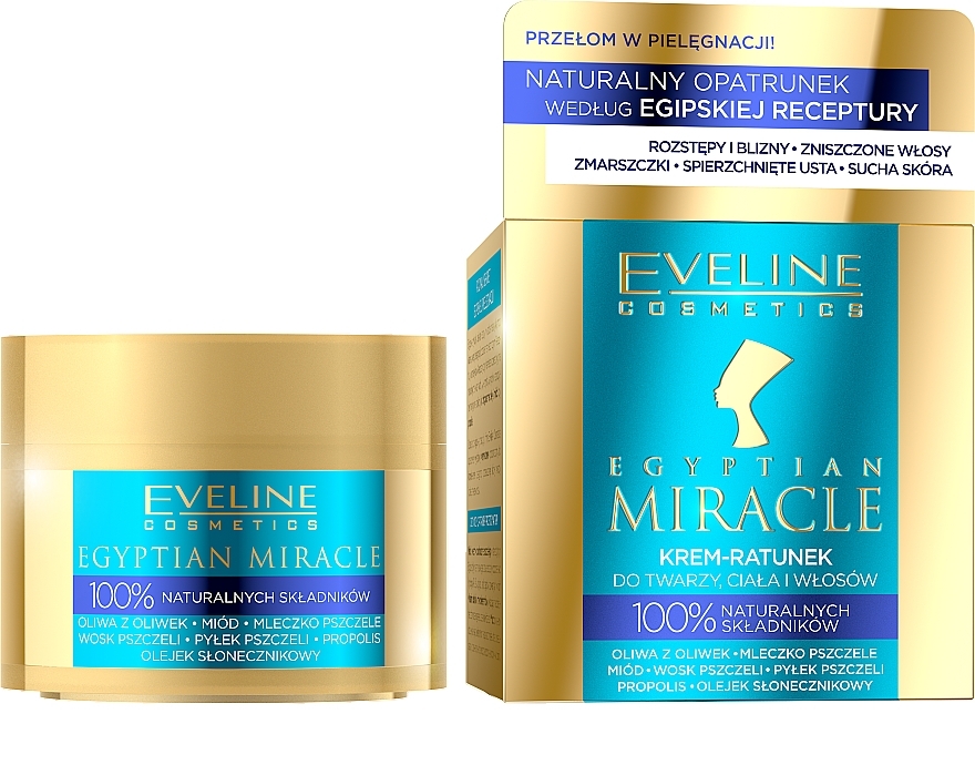 Rettungscreme für Gesicht, Körper und Haare - Eveline Cosmetics Egyptian Miracle Cream