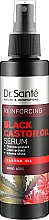Düfte, Parfümerie und Kosmetik Stärkendes Haarserum mit schwarzem Rizinusöl - Dr. Sante Black Castor Oil Serum