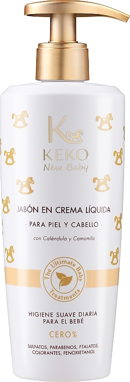 Flüssige Cremeseife - Keko New Baby The Ultimate Baby Treatments Liquid Cream Soap  — Bild N1