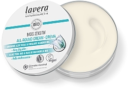 Intensiv pflegende und schützende creme - Lavera Basis Sensitiv All-Round Cream Aloe Vera & Almond Oil — Bild N3