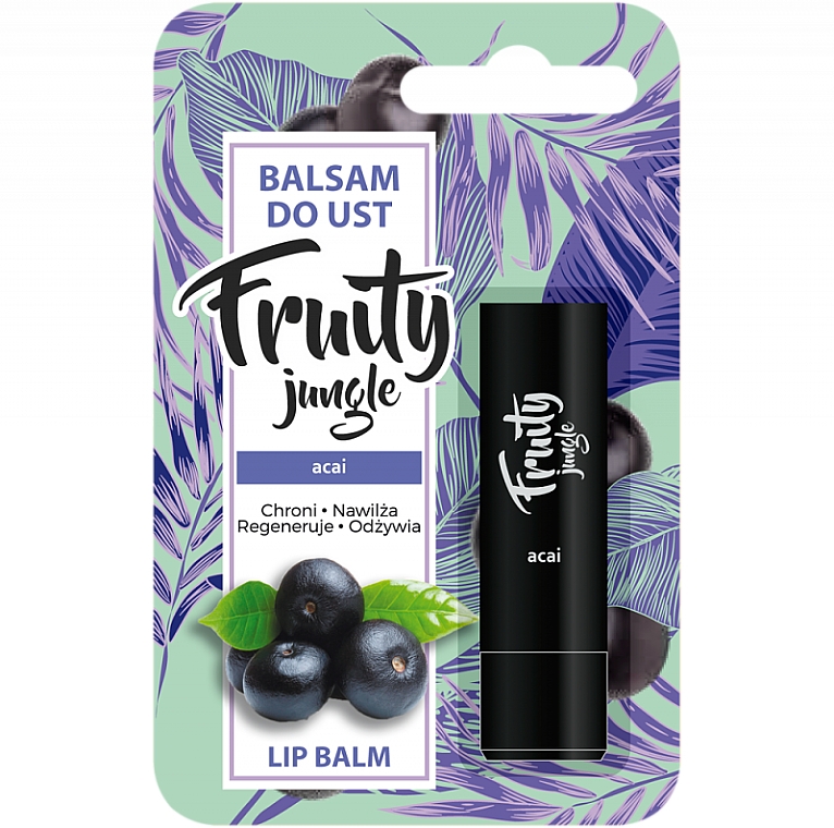 Lippenbalsam Acai-Beere - Farmapol Fruity Jungle Lip Balm