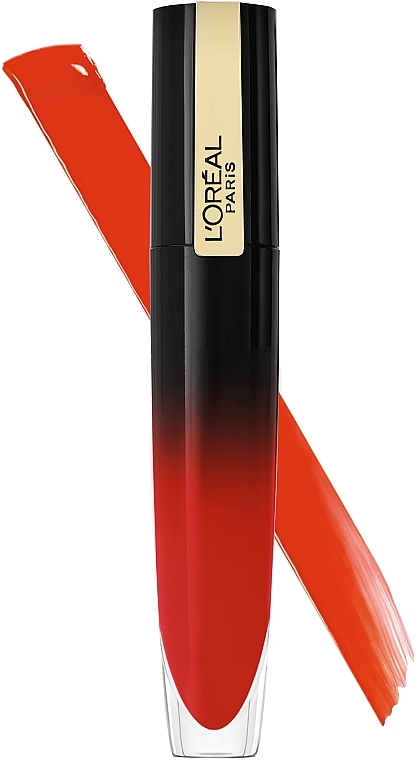 Ink-Lippenstift mit hochglänzendem Finish - L'Oreal Paris Rouge Signature Brilliant — Bild N3