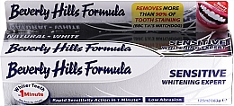 Düfte, Parfümerie und Kosmetik Aufhellende Zahnpasta für empfindliche Zähne Sensitive - Beverly Hills Sensitive Whitening Expert