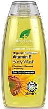 Düfte, Parfümerie und Kosmetik Duschgel mit Vitamin E - Dr. Organic Vitamin E Body Wash