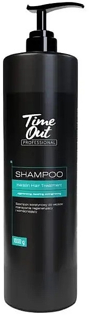 Regenerierendes und stärkendes Shampoo - Time Out Professional Keratin Hair Shampoo  — Bild N1