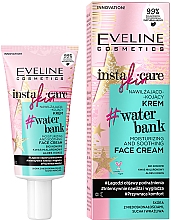 Düfte, Parfümerie und Kosmetik Feuchtigkeitsspendende und glättende Gesichtscreme mit Hanf, Aloe und Kokos - Eveline Cosmetics Insta Skin Care #Water Bank