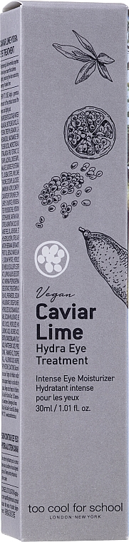 Feuchtigkeitsspendende Augencreme mit Limetten-Kaviar-Extrakt - Too Cool For School Caviar Lime Hydra Eye Treatment — Bild N2
