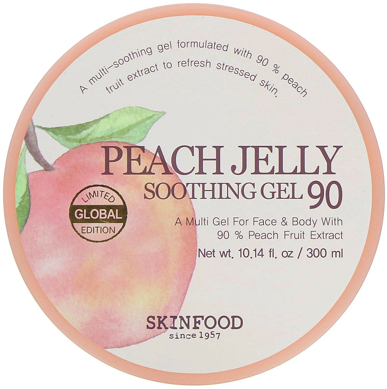 Beruhigendes Körpergel mit Pfirsichextrakt - Skinfood Peach Jelly Soothing Gel