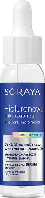 Anti-Falten Gesichtsserum - Soraya Hyaluronic Microinjection Pro Matrix Peptide Wrinkle Filling Serum — Bild N1