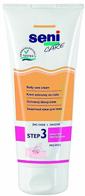 Schützende Körpercreme mit Zinkoxid und Sinodor - Seni Care Body Care Cream