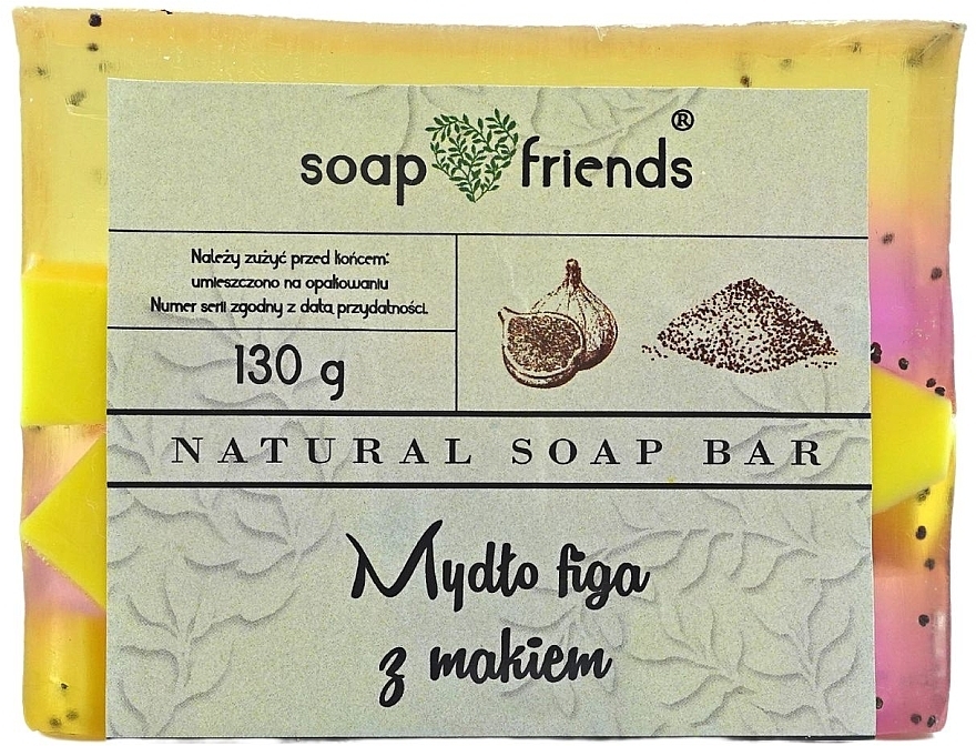 Glycerin-Seife Feigen mit Mohn - Soap&Friends  — Bild N1