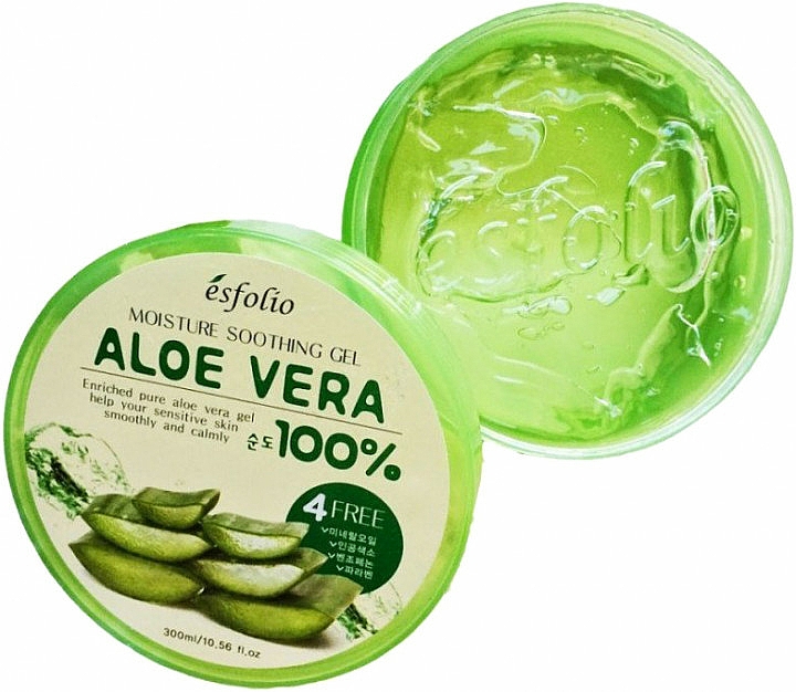 Feuchtigkeitsspendendes und beruhigendes Gesichtsgel mit Aloe Vera - Esfolio Moisture Soothing Gel Aloe Vera 100% Purity — Foto N3