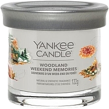 Duftkerze im Glas Woodland Weekend Memories  - Yankee Candle Signature Tumbler — Bild N1