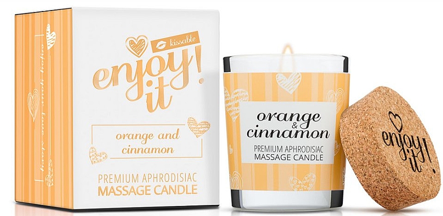 Massagekerze Orange und Zimt - Magnetifico Enjoy it! Massage Candle Orange & Cinnamon — Bild N4