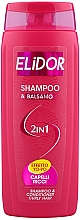 Düfte, Parfümerie und Kosmetik Shampoo-Conditioner für lockiges Haar - Elidor Shampoo & Conditioner Curly Hair