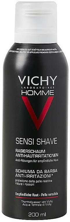 Rasierschaum für empfindliche Haut - Vichy Homme Shaving Foam Sensitive Skin — Bild N1