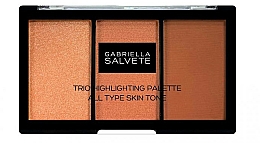 Düfte, Parfümerie und Kosmetik Highlighter-Palette - Gabriella Salvete Trio Highlighting Palette
