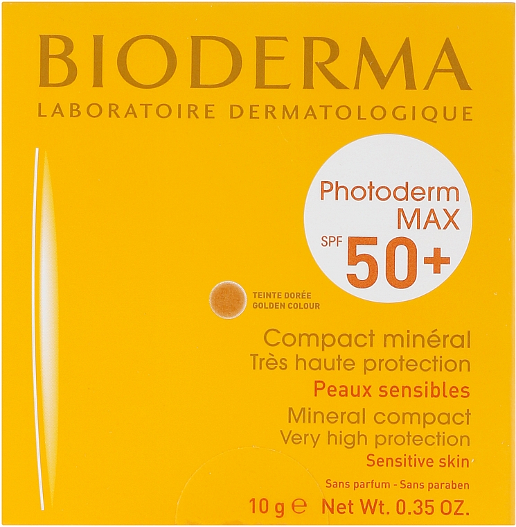 Kompakt Sonnen-Make-up mit SPF 50+ - Bioderma Photoderm Max SPF50+ Mineral Compact