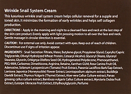 Nährende Anti-Falten Gesichtscreme mit Schneckenschleimfiltrat - The Skin House Wrinkle Snail System Cream — Bild N3