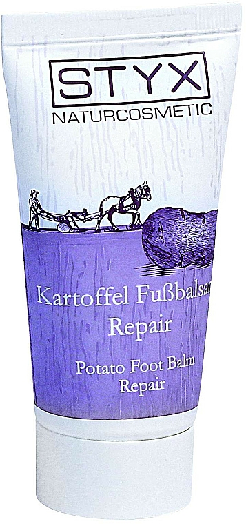 Regenerierender und pflegender Fußbalsam mit Kartoffelextrakt für rissige und trockene Füße - Styx Naturcosmetic Potato Foot Balm Repair — Bild N1