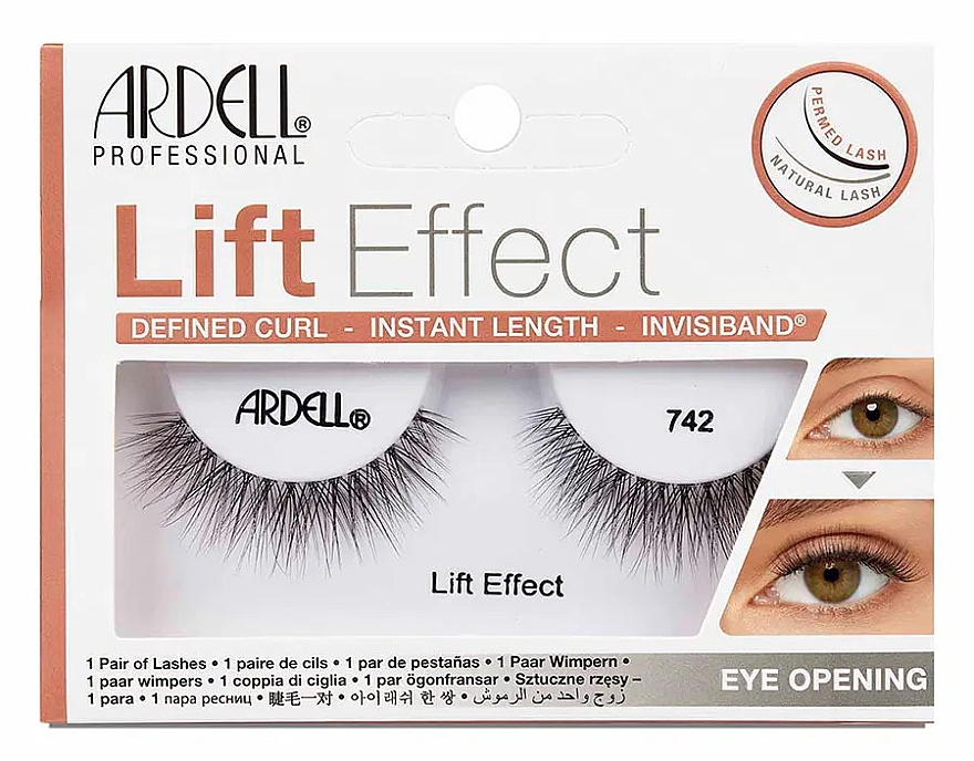 Künstliche Wimpern - Ardell Lift Effect Invisiband Lash 742 — Bild N1