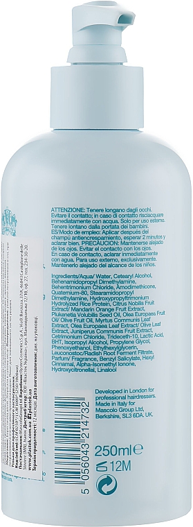 Weichmachende und glättende Haarspülung - Label.m Anti-Frizz Conditioner — Bild N4