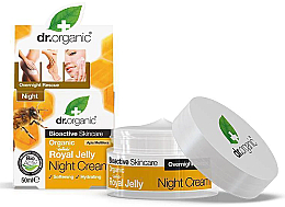 Düfte, Parfümerie und Kosmetik Nachtcreme für das Gesicht mit Gelée Royale - Dr. Organic Bioactive Skincare Royal Jelly Night Cream