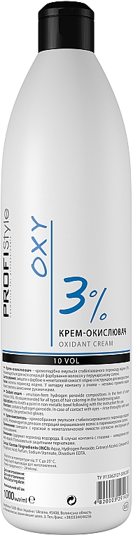 Creme-Oxidationsmittel 3% - Profi style