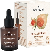 Düfte, Parfümerie und Kosmetik Aufhellendes Gesichtsserum in Ampulle - Orientana Ashwagandha Vitamin C Tranexamic Acid Brightening Serum-Ampoule 