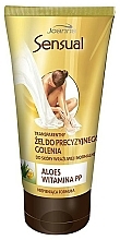 Düfte, Parfümerie und Kosmetik Rasiergel mit Aloe Vera und Vitamin PP für empfindliche und normale Haut - Joanna Sensual Transparent Gel