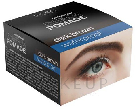 Augenbrauenpomade - Ingrid Cosmetics Eyebrow Pomade — Bild 202 - Dark Brown