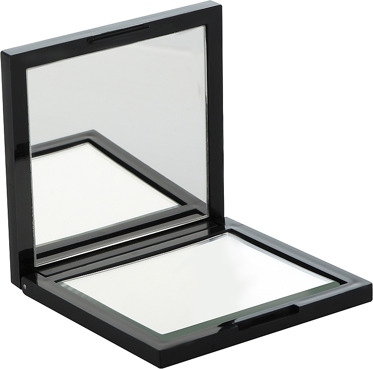 Quadratischer Taschenspiegel 6x6 cm schwarz - Janeke Square Bag Mirror Black — Bild N1