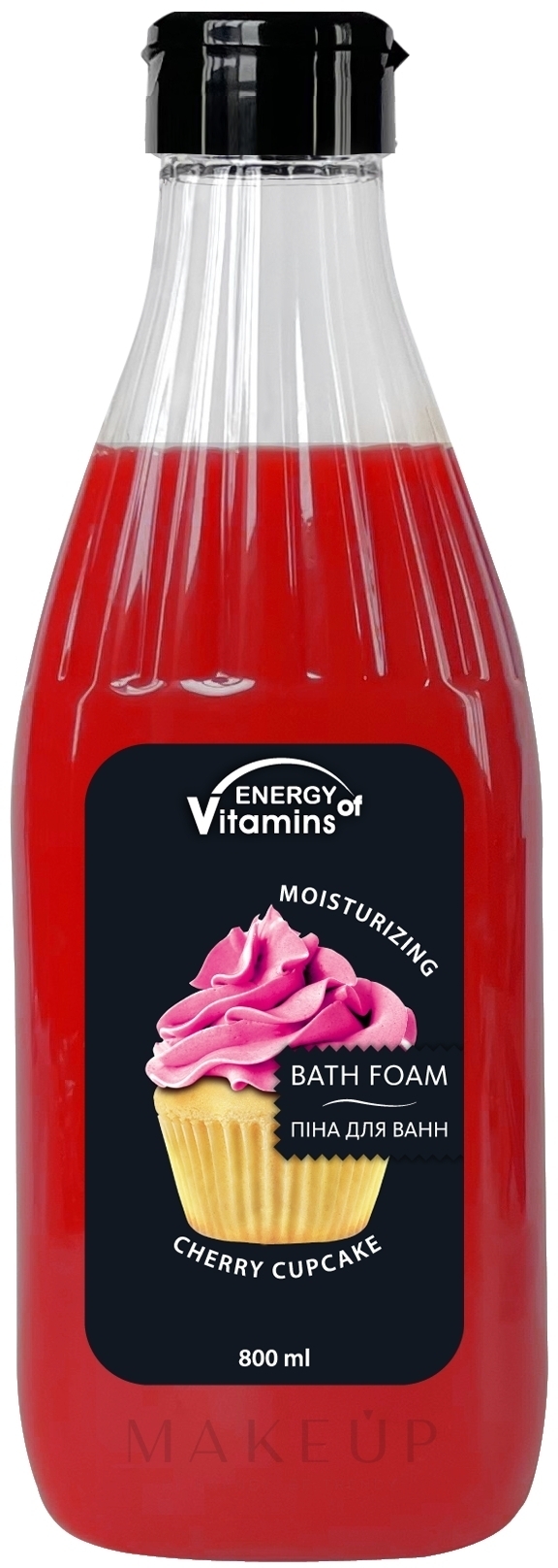 Erfrischender Badeschaum mit Kirschenduft - Leckere Geheimnisse Energy of Vitamins — Foto 800 ml