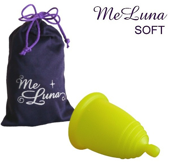Menstruationstasse Größe XL gold - MeLuna Soft Menstrual Cup — Bild N1