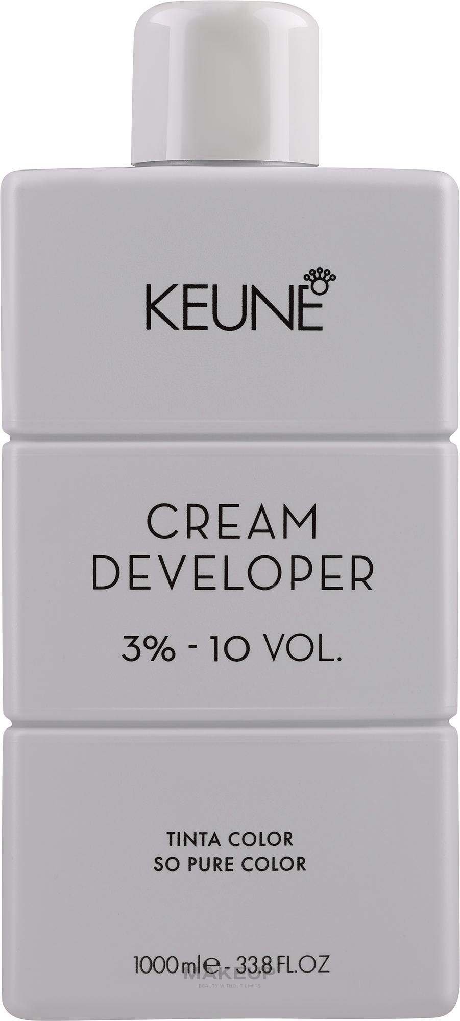 Oxidationscreme 3% - Keune Tinta Cream Developer 3% 10 Vol — Bild 1000 ml