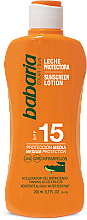 Düfte, Parfümerie und Kosmetik Sonnenschutzlotion mit Aloe Vera SPF15 - Babaria SPF15 Sunscreen Lotion With Aloe Vera