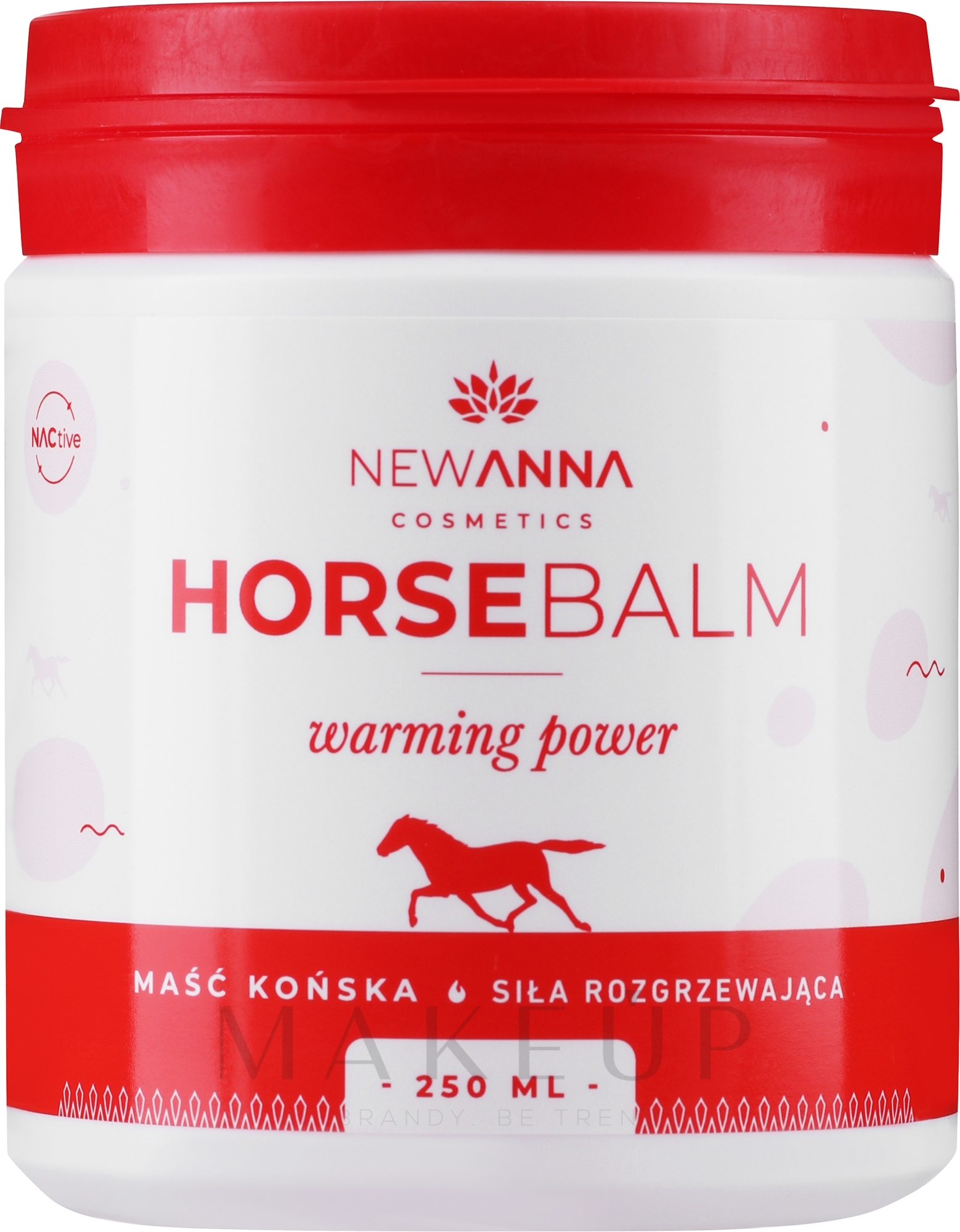 Wärmender Körperbalsam Pferdestärken - New Anna Cosmetics Horse Balm Warming Power — Bild 250 ml