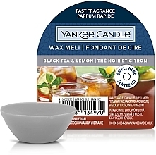 Düfte, Parfümerie und Kosmetik Aromatisches Wachs - Yankee Candle Wax Melt Black Tea & Lemon