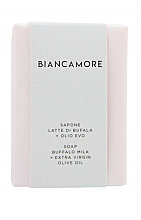 Düfte, Parfümerie und Kosmetik Seife - Biancamore Soap Buffalo Milk + Extra Virgin Olive Oil