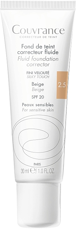 Korrigierende flüssige Make-up Grundierung LSF 20 - Avene Foundation Corrector SPF 20 — Bild N1