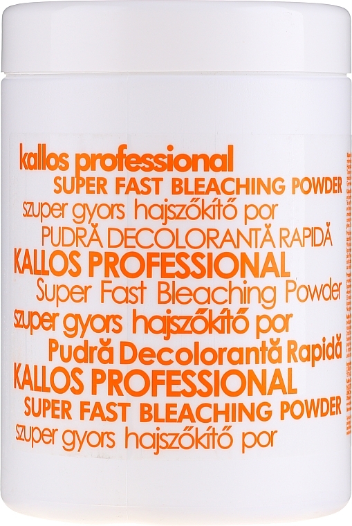 GESCHENK! Aufhellungspulver - Kallos Cosmetics Powder For Hair Bleaching — Bild N1