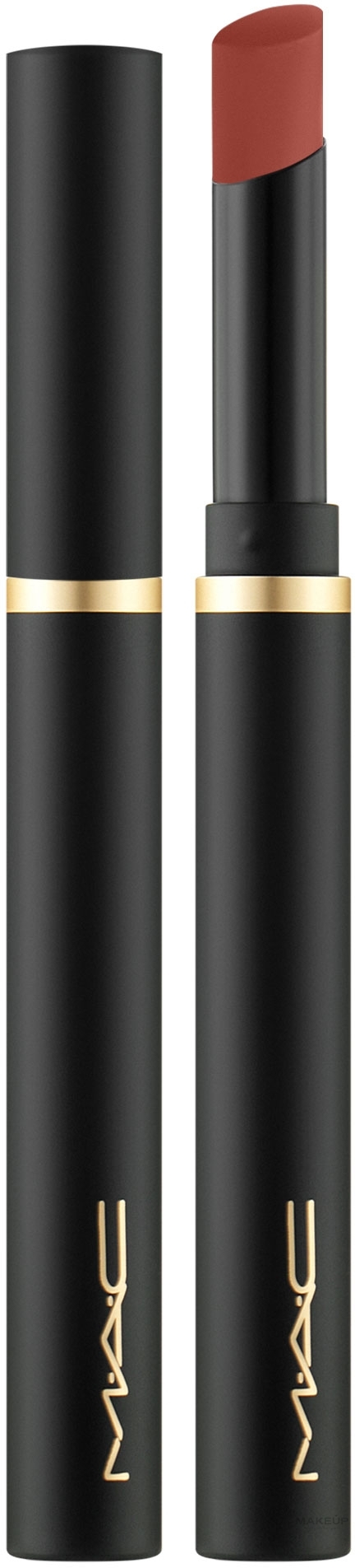 Lippenstift - M.A.C Powder Kiss Velvet Blur Slim Stick — Bild All-Star Anise