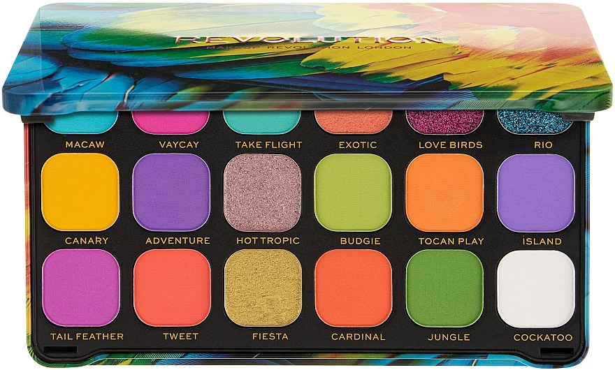 Lidschattenpalette mit 18 Farben - Makeup Revolution Forever Flawless Palette — Bild N3