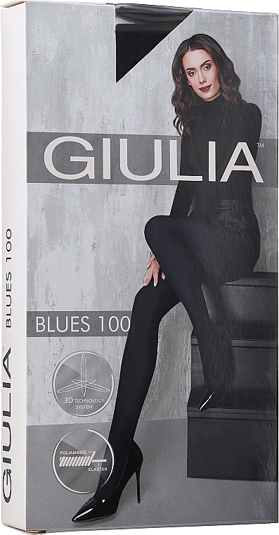 Strumpfhose Blues 3D 100 Den nero - Giulia — Bild N1