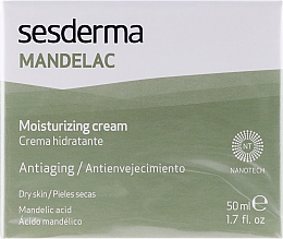 Düfte, Parfümerie und Kosmetik Feuchtigkeitsspendende Anti-Aging Gesichtscreme mit Mandelsäure für trockene Haut - SesDerma Laboratories Mandelac Moisturizing Cream